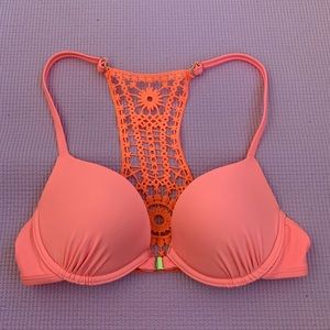 Pink bikini top xhilaration